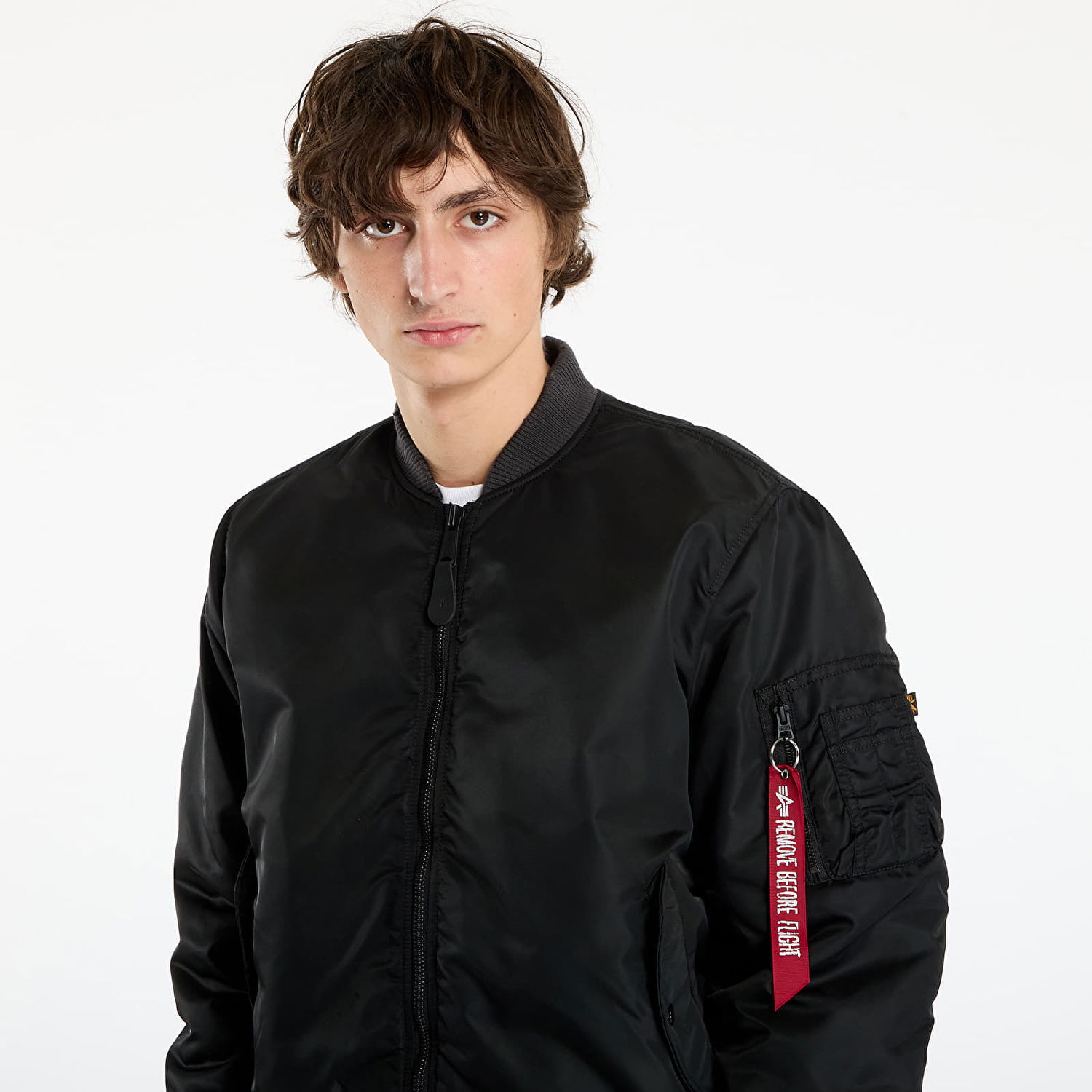 Bomber bunda Alpha Industries Bomber Jacket MA-1 Distressed Čierna | 258128-03, 1