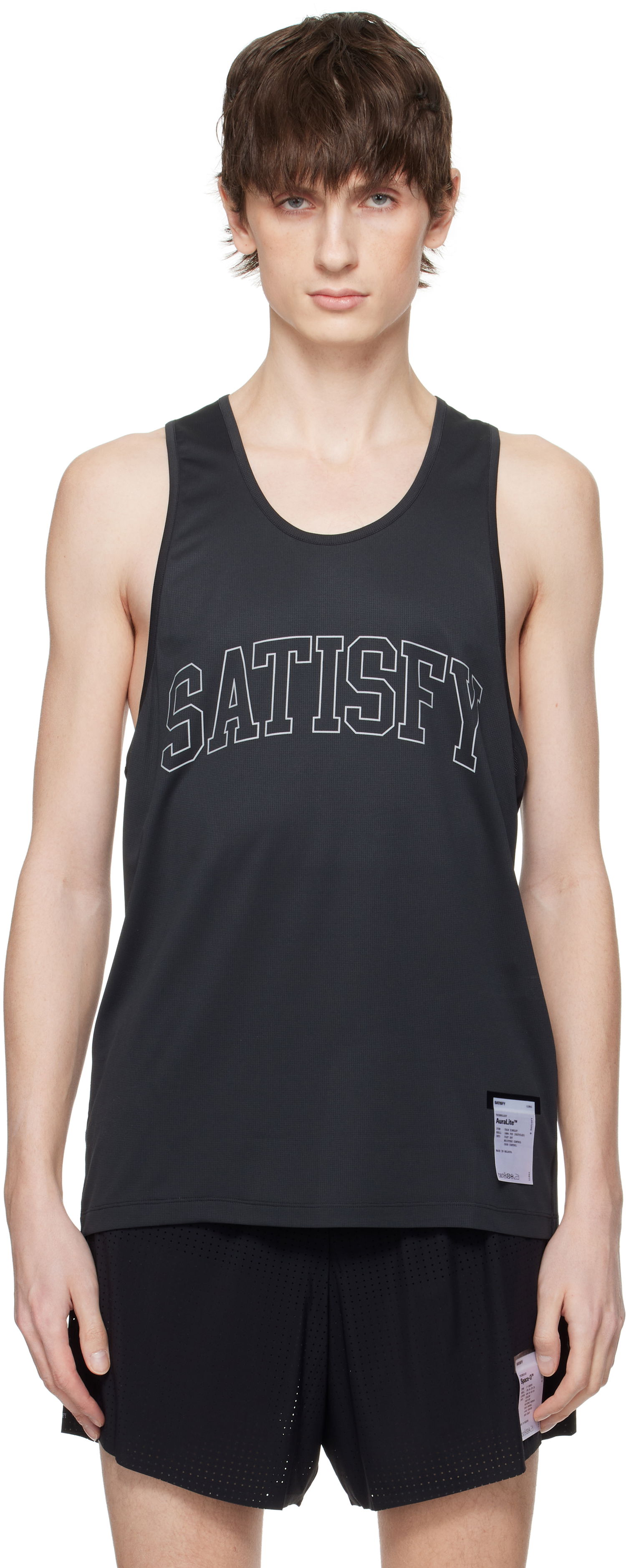Tielko Satisfy AuraLite Tech Tank Top Čierna | 11041-BK, 0