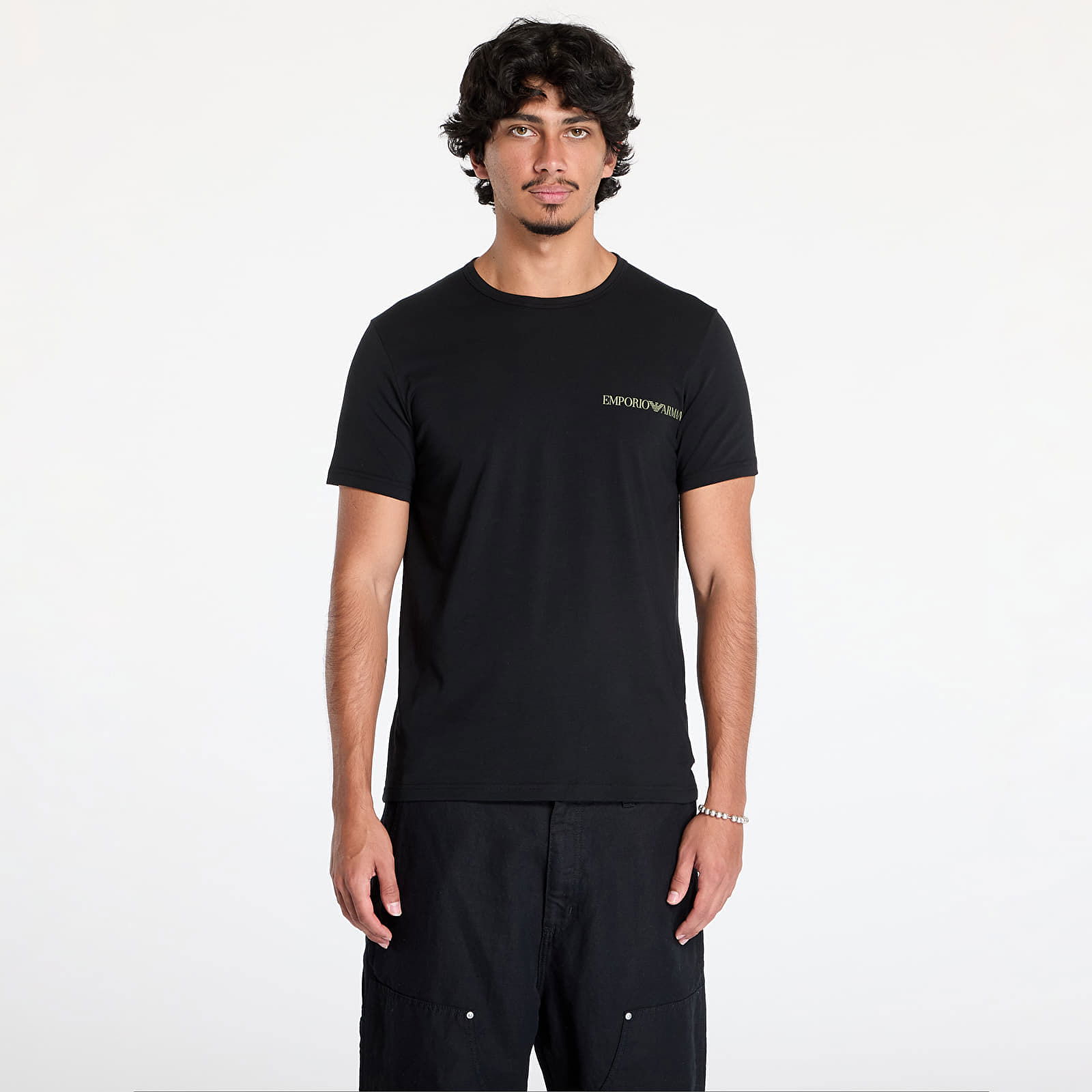 T-shirt EA7 Men's Knit 2-Pack T Nero/ Nero L