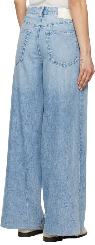 Džínsy rag & bone rag & bone Wide Featherweight Sofie Jeans Modrá | WDD25S2993FWMR, 2