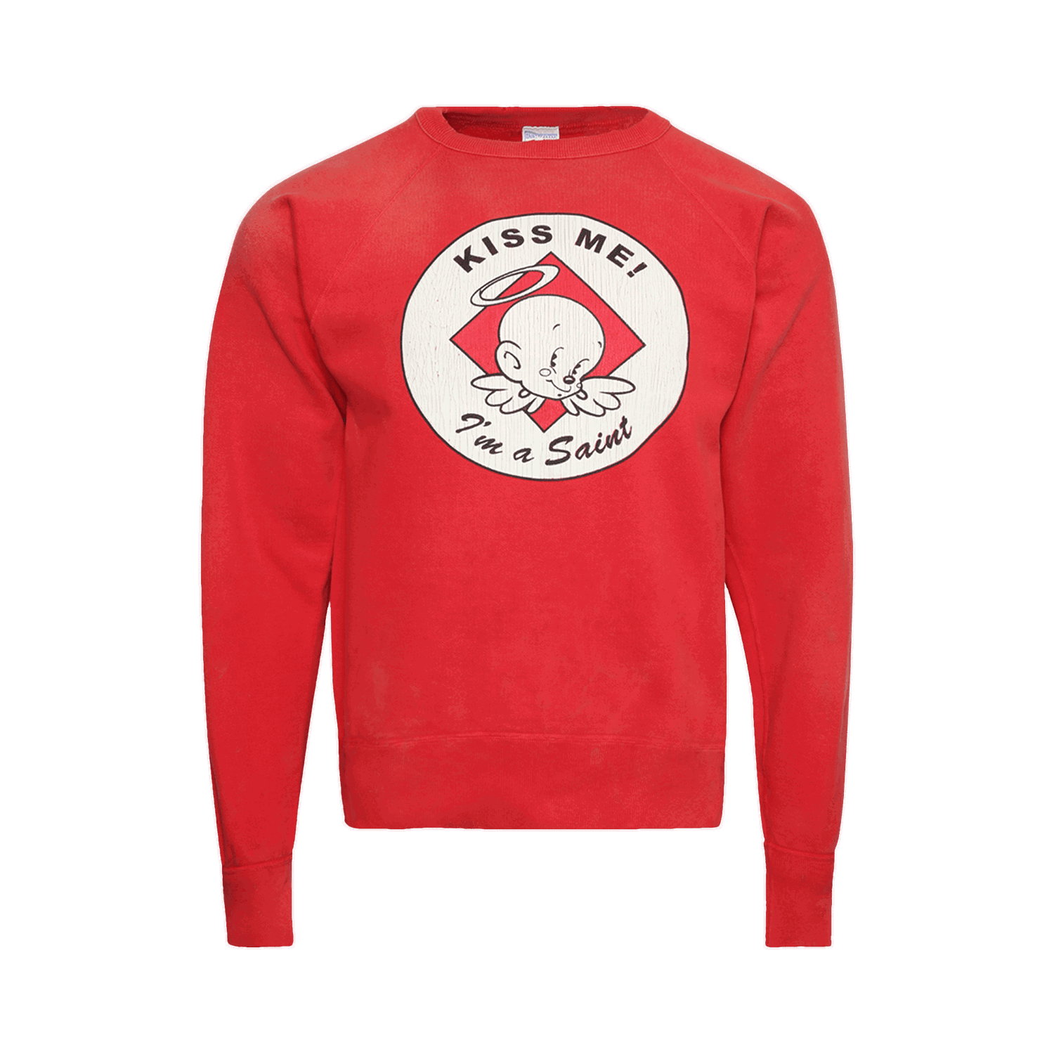 Sveter Saint Michael Kiss Me Crewneck Červená | SM A22 0000 019, 0