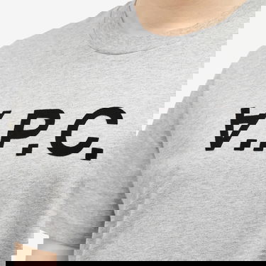 Tričko A.P.C. VPC Logo T-Shirt Heathered Grey Šedá | COHBM-M26384-TPI, 5