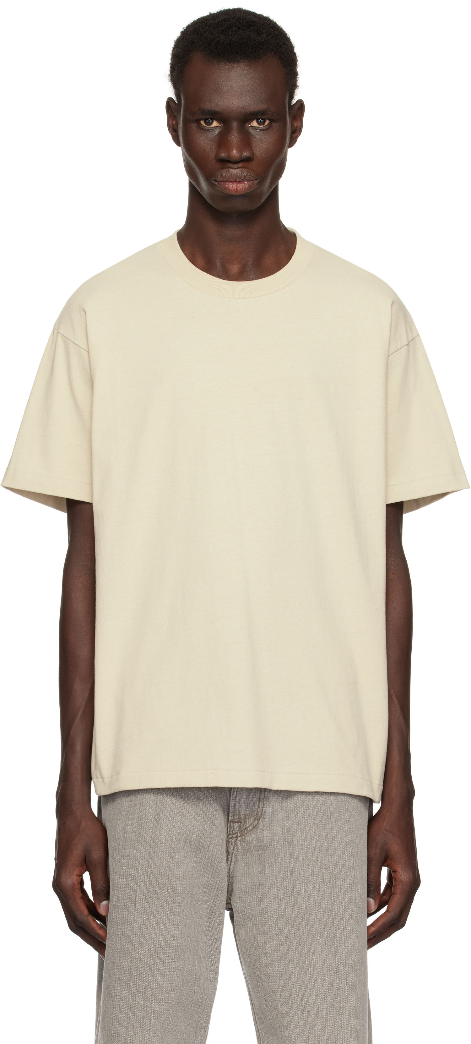 Tričko John Elliott John Elliott University T-Shirt Béžová | A190M6433A, 0