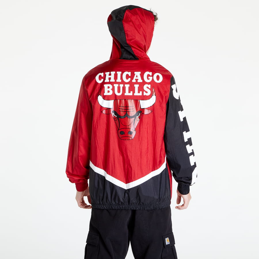 Vetrovka Mitchell & Ness NBA Full Zip Windbreaker Chicago Bulls Červená | OJZP3409-CBUYYPPPSCAR, 1