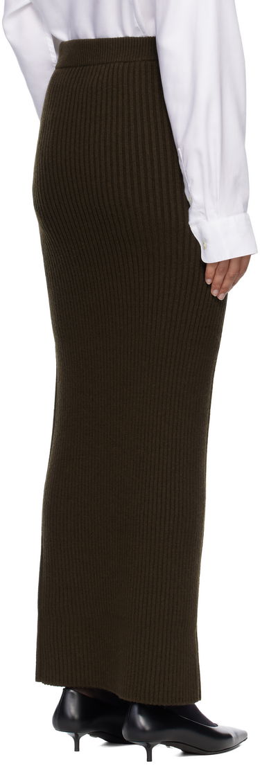 Sukňa Max Mara Boris Ribbed Knit Maxi Skirt Zelené | 2521306093600, 2