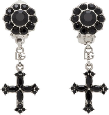 Náušnice Dolce & Gabbana Dolce&Gabbana Cross Drop Earrings Metalická | WEQ4S2 W1111, 0