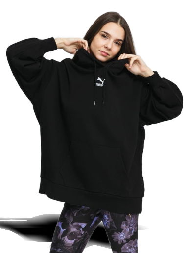 Mikina Puma Classics Oversized Hoodie Čierna | 530412 01