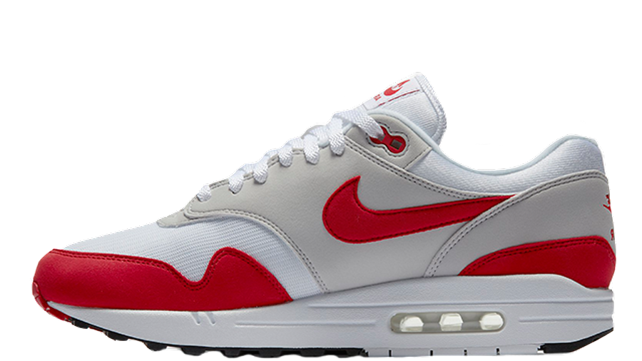 Tenisky a topánky Nike Air Max 1 "Anniversary Red" (2017) Červená | 908375-100, 0