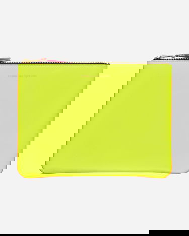 Peňaženka Comme des Garçons Super Fluo Pouch Žltá | SA5100SF 4, 1