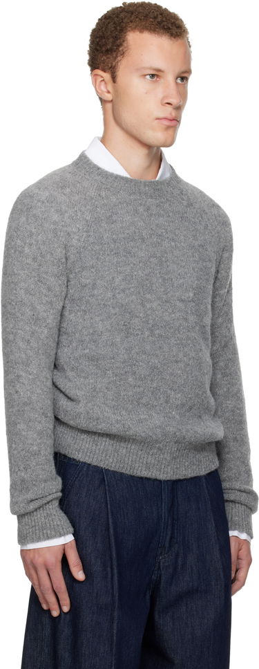 Sveter Dries Van Noten Raglan Sweater Šedá | 252-021223-2709, 1