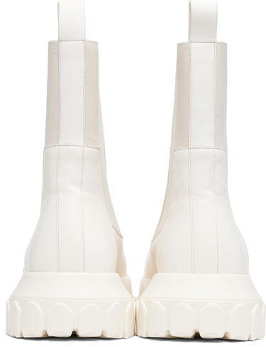 Tenisky a topánky Rick Owens Rick Owens Concordians Beatle Bozo Tractor Chelsea Boots Biela | RU02E1881 LBH, 1