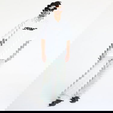 Košeľa Off-White Off-White Spray Arrow Popl Bowling Shirt Biela | OMGG013S25FAB00A0110, 3