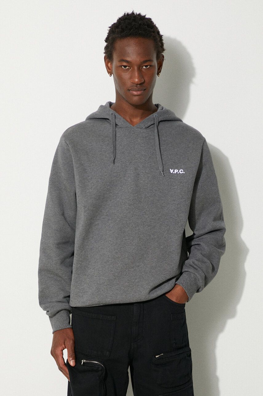 Mikina A.P.C. Boxy Petit Hoodie Šedá | COHBR.H27917.TPR, 0