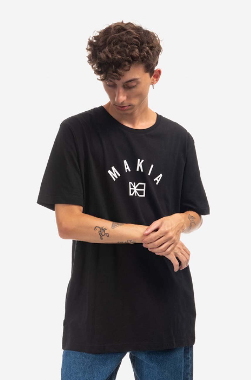 Tričko Makia T-Shirt With Print Čierna | M21200, 0