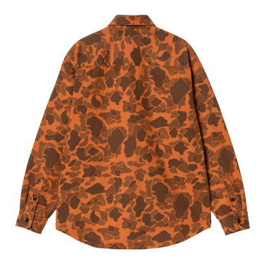 Košeľa Carhartt WIP Duck Camo Long Sleeve Shirt Oranžová | I033769_8, 3