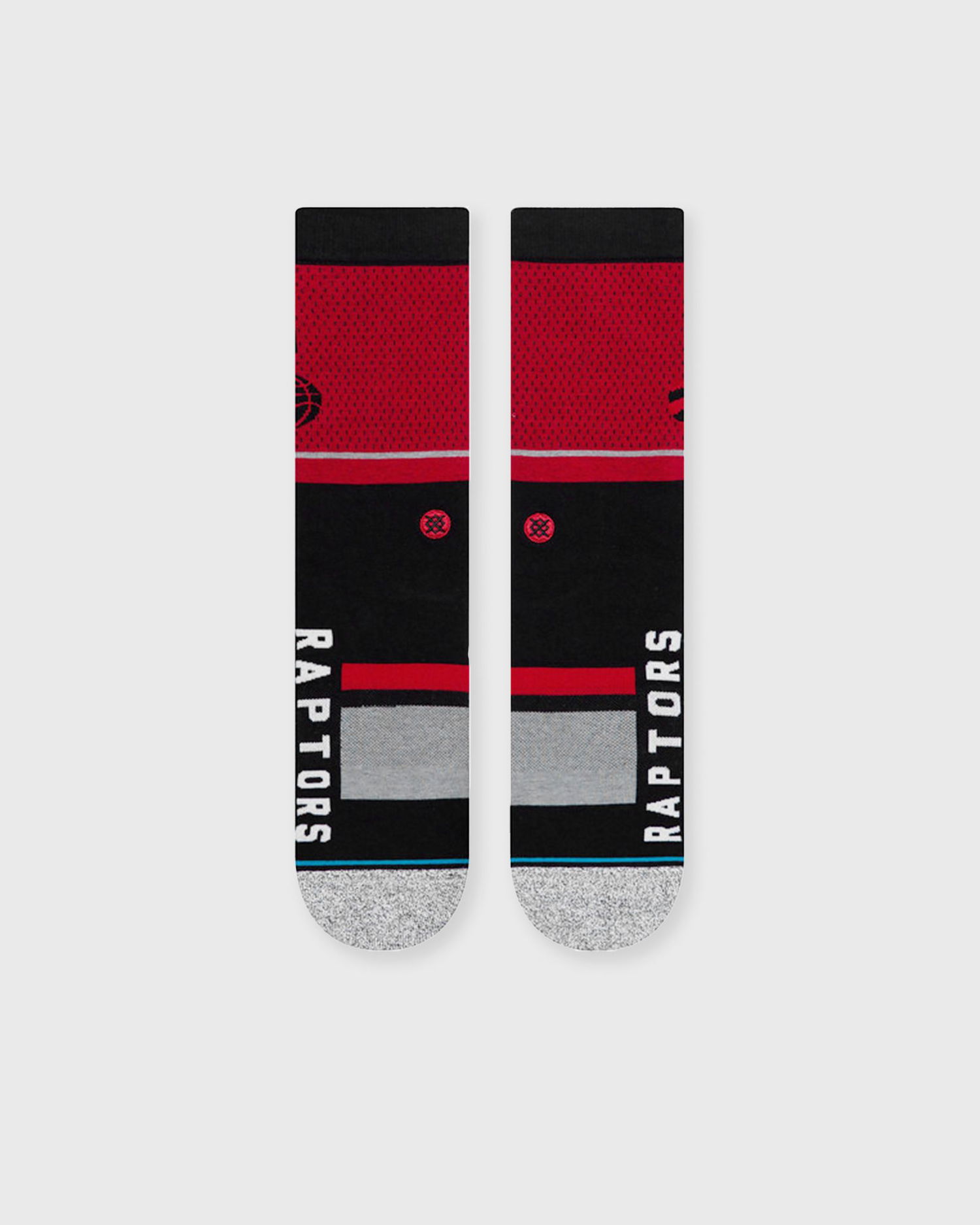 Ponožky Stance RAPTORS SHORTCUT 2 SOCKS Červená | 190107368209, 0