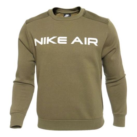 Sveter Nike Nike Air Logo Print Sweatshirt Zelené | DA0220-222, 0