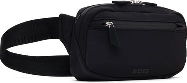 Ľadvinka BOSS Logo Nylon Belt Bag Čierna | 50536280, 1