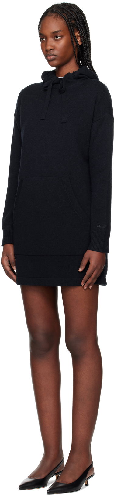 Mikina Max Mara Max Mara Fiaba Hoodie Dress Navy | 2519321011600, 3