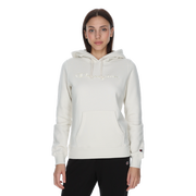 Pullover Hooded Sweatshirt with Front Pocket and Embroidered Detail