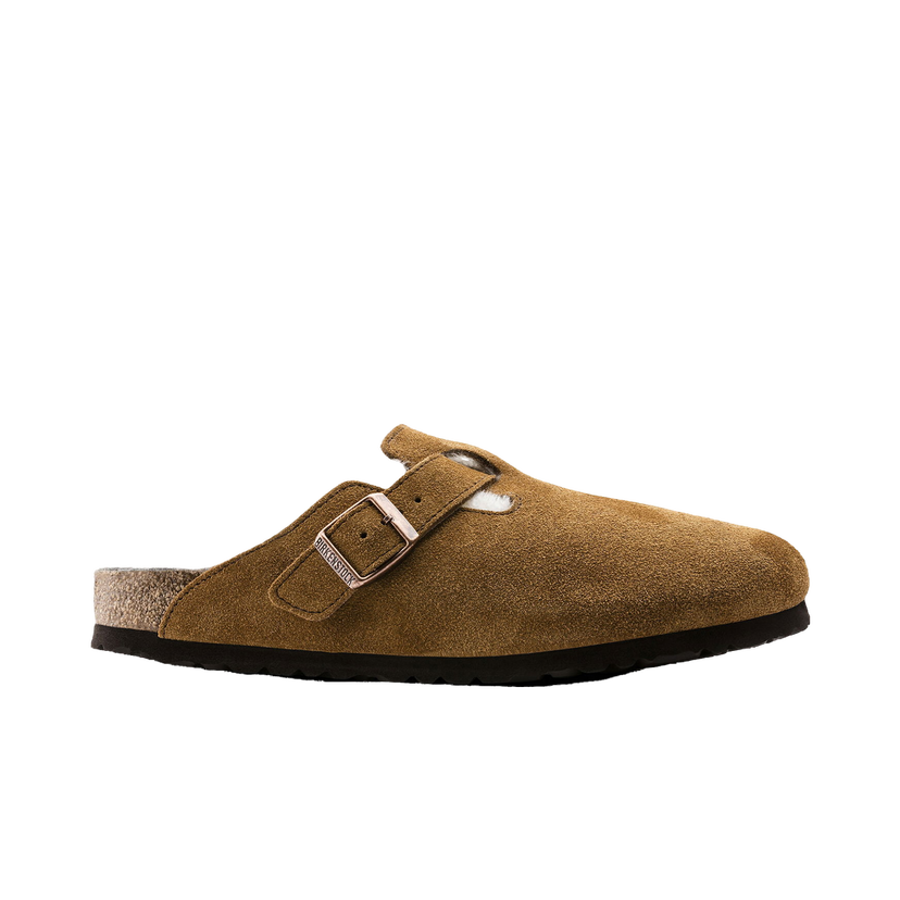 Tenisky a topánky Birkenstock Boston Shearling Suede Hnedá | 1001140/1001141