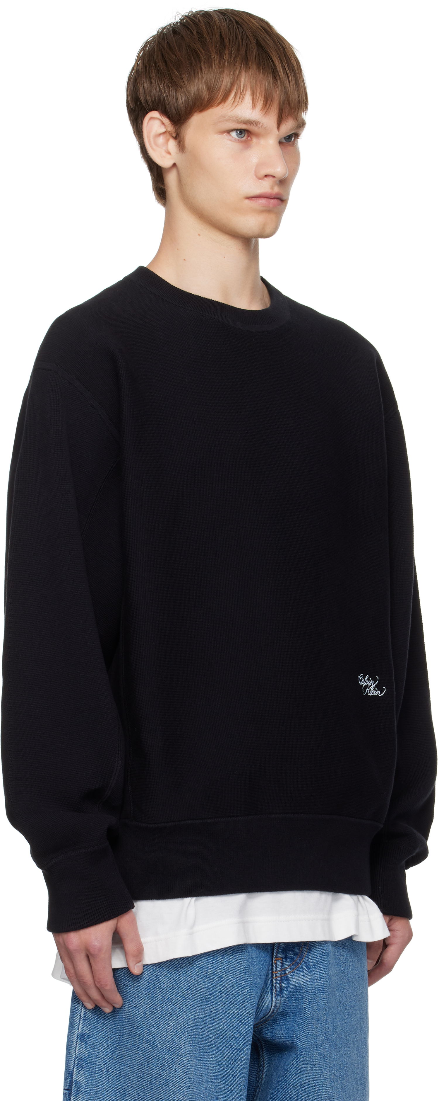 Sveter CALVIN KLEIN Calvin Klein Milano Knit Sweater Čierna | 81B325G, 1