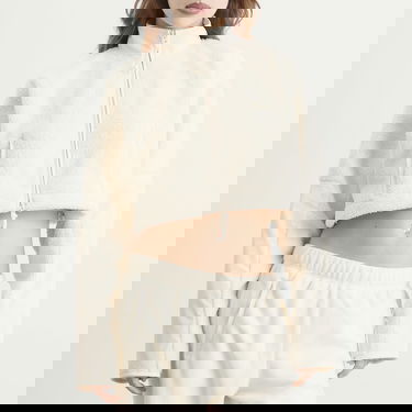 Bunda SKIMS Teddy Funnel Neck Cropped Jacket Béžová | LS-LST-9942W-ECU, 2