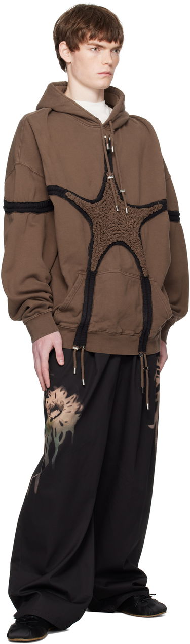 Mikina Collina Strada Collina Strada Soft Star Hoodie Hnedá | XX8002, 3