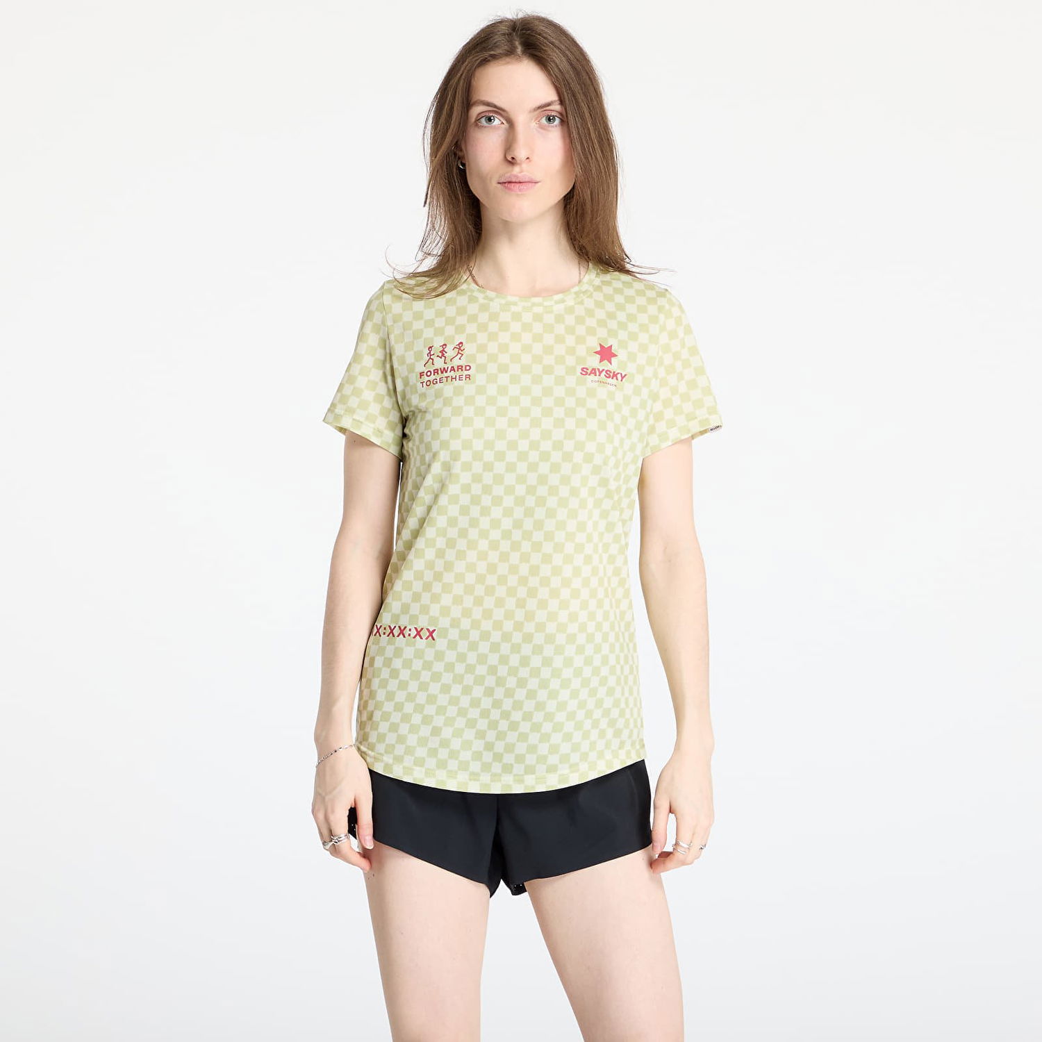 Tričko Saysky SAYSKY Checker Combat T-Shirt Zelené | NWRSS31C1034, 0