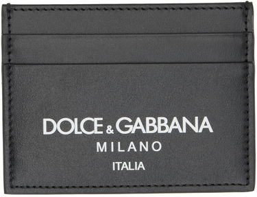 Peňaženka Dolce & Gabbana Black Logo Card Holder Čierna | BP0330AN244, 0