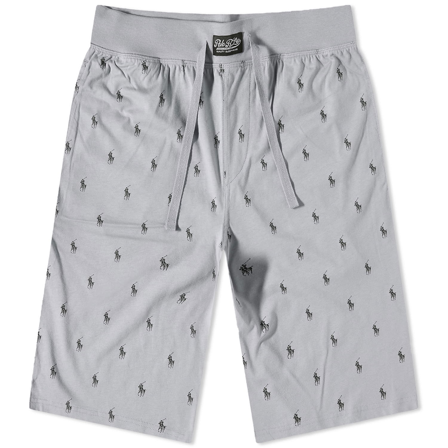Pyžamo Polo by Ralph Lauren Sleepwear All Over Pony Sweat Short Šedá | 714899513002, 0