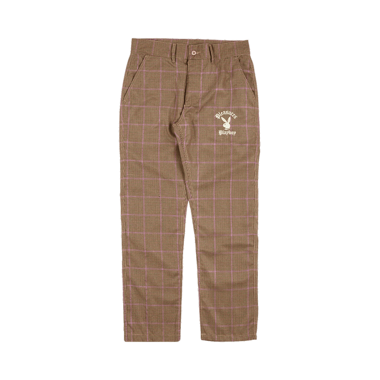 Nohavice Pleasures Playboy x Clash Pants Hnedá | P22PB034 BROW, 0