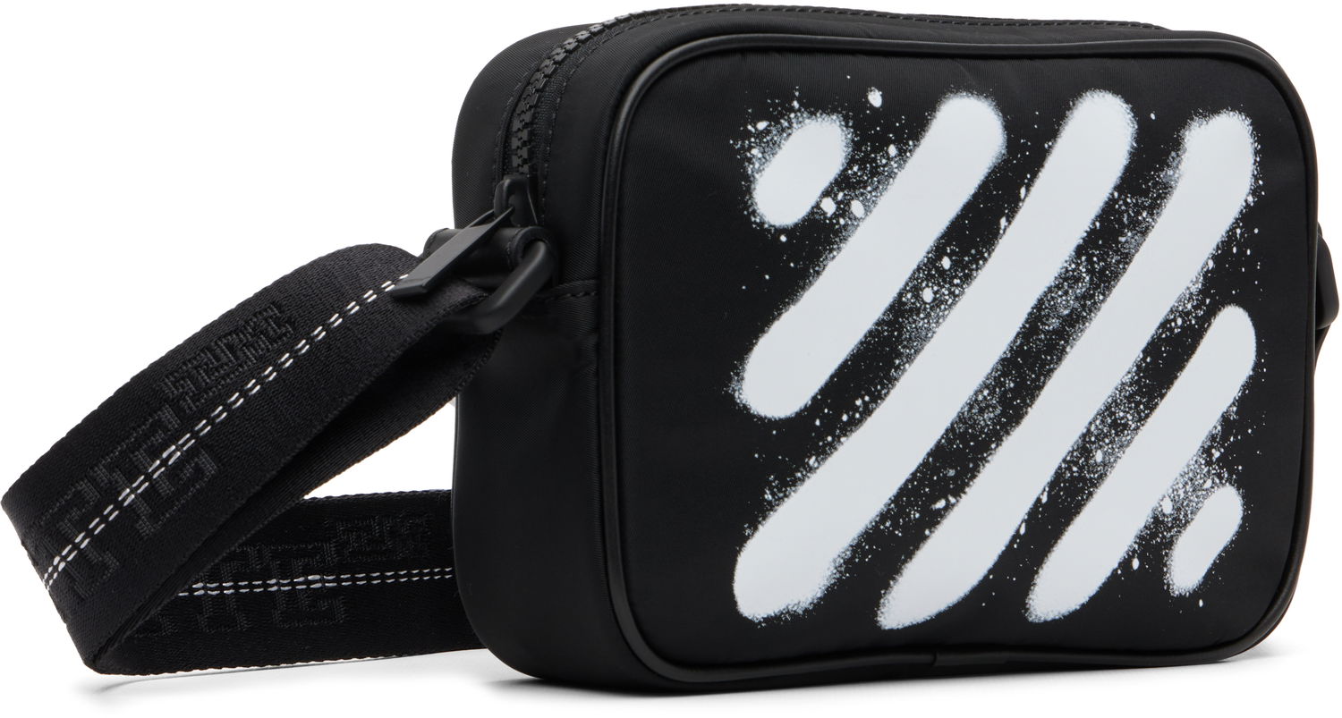 Taška cez rameno Off-White Diagonal Spray Camera Bag Čierna | OMNQ099F25FAB0011001, 1
