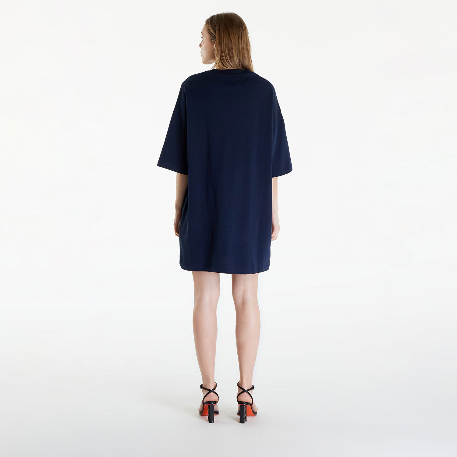 Šaty Tommy Hilfiger Tommy Jeans Badge Tee Dress Navy | DW0DW18145 C1G, 1