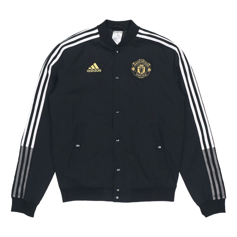 Bomber bunda adidas Originals Manchester United Bomber Jacket Čierna | GU6960
