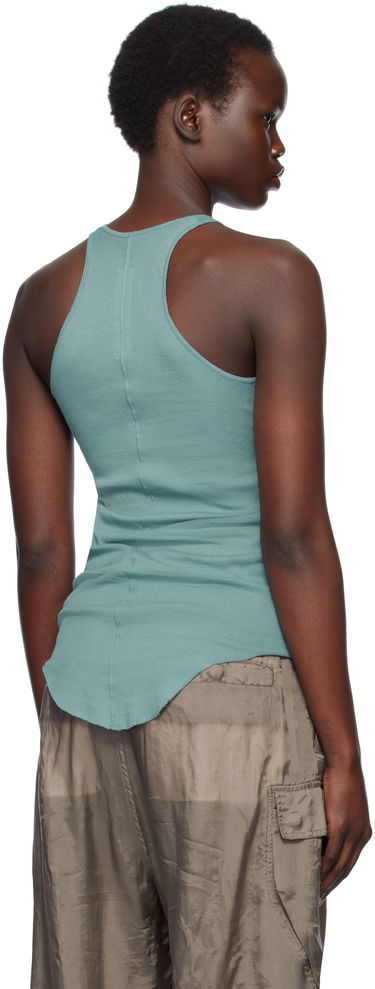 Tielko Rick Owens Rick Owens Hollywood Basic Rib Tank Top Zelené | RP01E7101 MR, 2