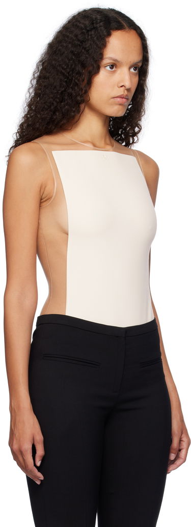 Body Courrèges Illusion Bodysuit Biela | 424JBD112PL0159, 1