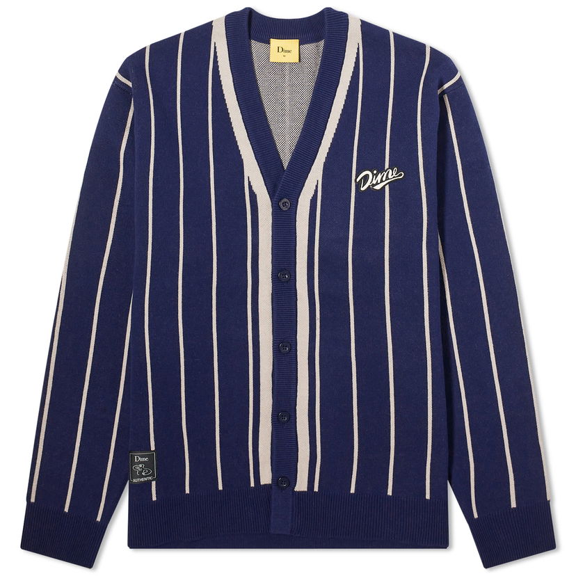 Sveter Dime Baseball Cardigan Navy | DIMESP244NVY