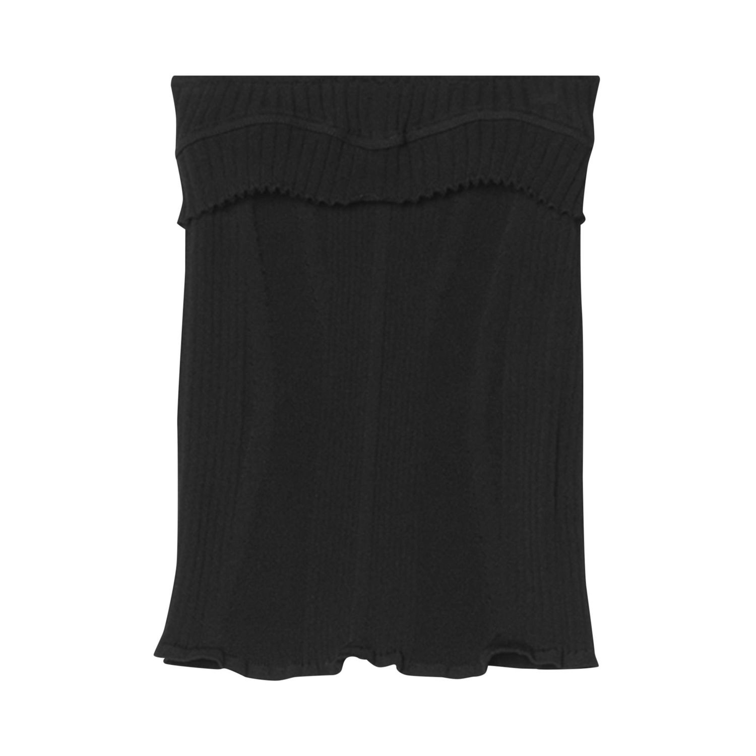 Tielko Jacquemus La Maille Lucca Tube Top Čierna | 223KN038 2173 990, 1