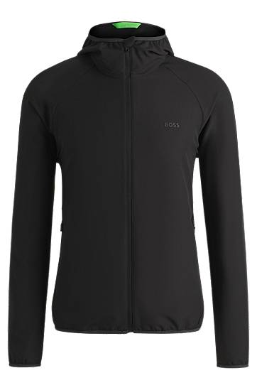 Vetrovka BOSS Four-Way Stretch Water-Repellent Jacket Čierna | 50542451, 0