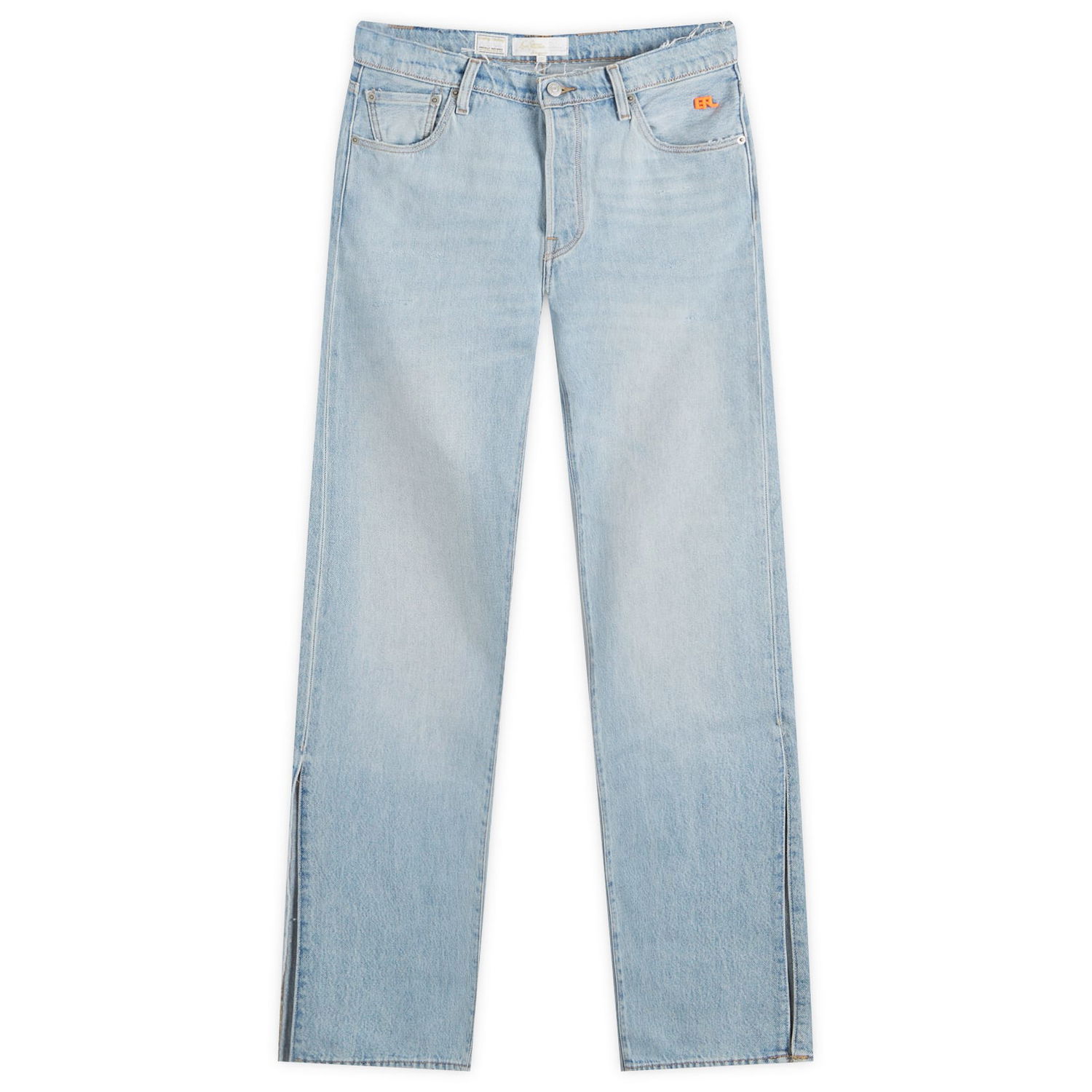 Džínsy ERL ERL x Levis 501 Split Hem Denim Jeans Size 34 Modrá | ERL07P202-1, 1