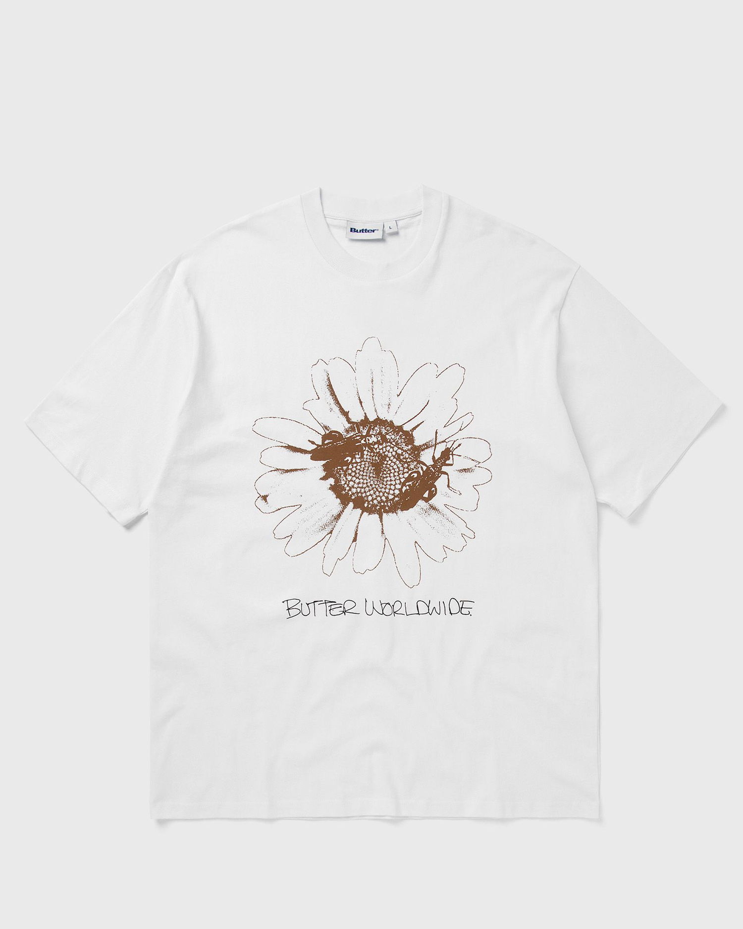 Tričko Butter Goods Sunflower Print Graphic T-Shirt Biela | P20136, 0