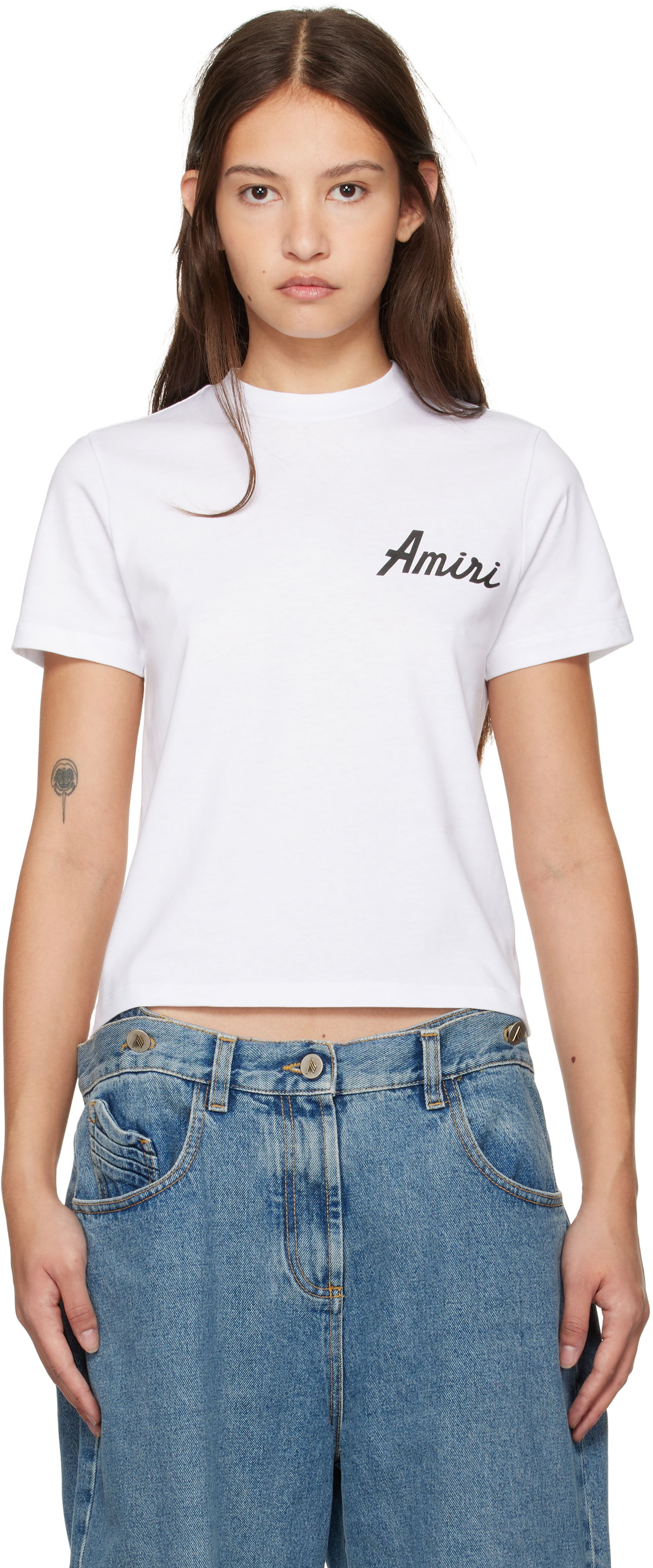 Tričko AMIRI City Logo T-Shirt Biela | AWJYTE1055, 0