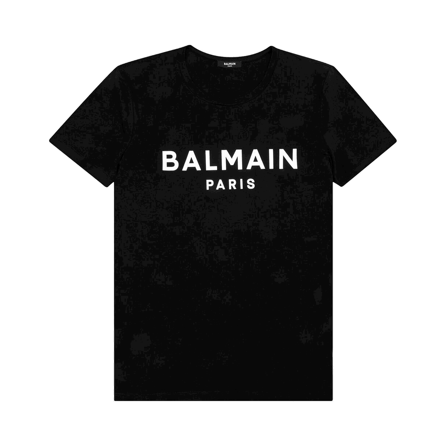 Tričko Balmain Printed T-Shirt Čierna | XH1EF000BB23 EAB NOIR, 0