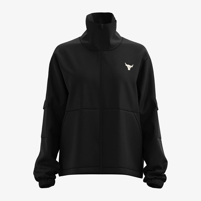 Bunda Under Armour Project Rock Woven Jacket Čierna | 1365993-001