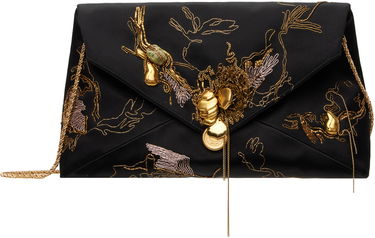 Kabelka Dries Van Noten Dries Van Noten Large Embroidered Envelope Clutch Čierna | 251-011513-696, 0
