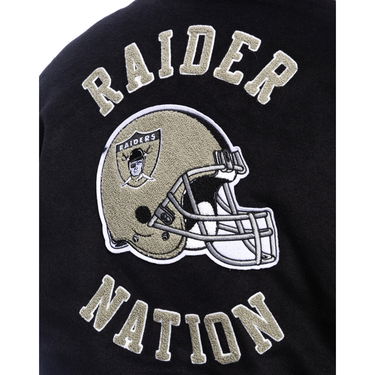 Bunda Mitchell & Ness NFL Blackout Collection Oakland Raiders Varsity Jacket Čierna | JK9935-ORABLCK, 6
