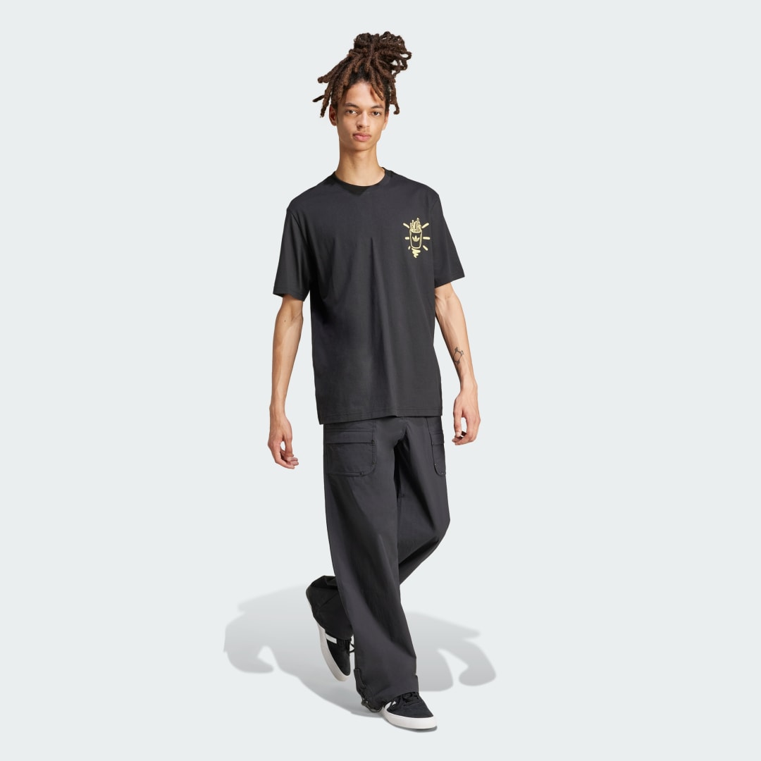 Tričko adidas Originals Fries Graphic Tee Čierna | JP2672, 1