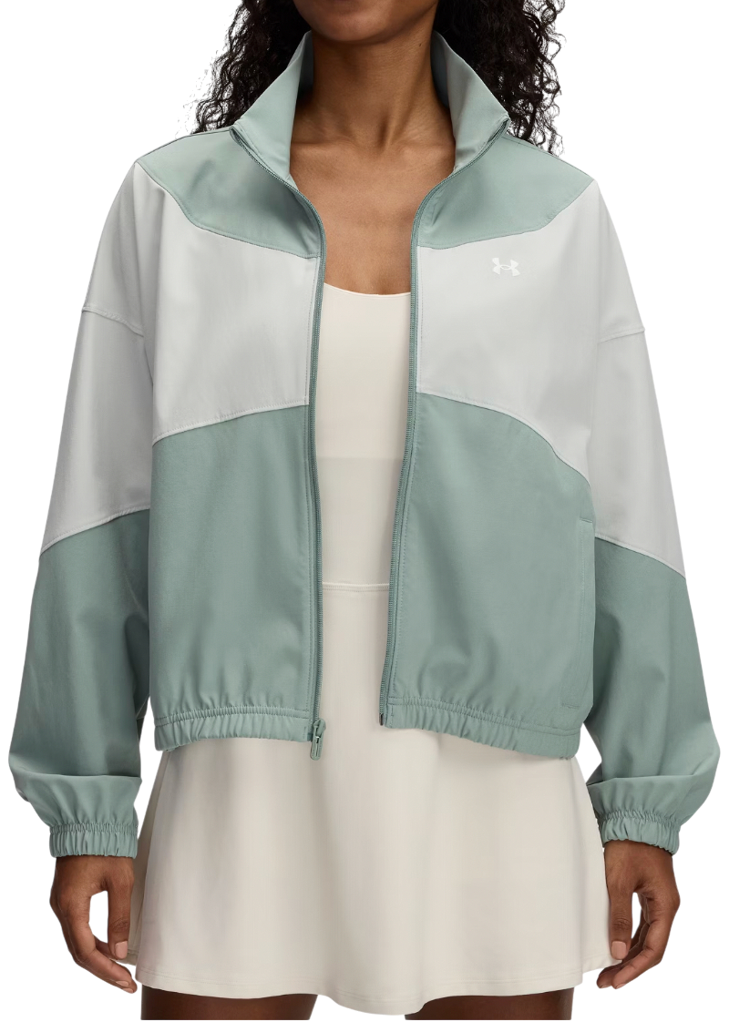 Vetrovka Under Armour Rival Woven Colorblock Cropped Jacket Rôznofarebný | 1389631-348