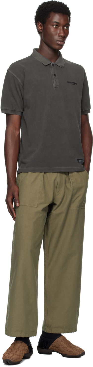 Polo tričko Neighborhood Neighborhood Pigment Dyed Short Sleeve Polo Šedá | 251FPNH-CSM14, 3